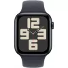 Apple Watch SE GPS + Cellular 44mm vidurnakčio aliuminio korpusas su vidurnakčio sportine juostele - M/L (MXGM3QF/A)