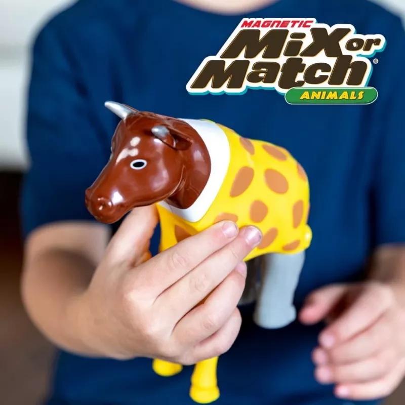 Popular Playthings Magnetiniai Gyvūnų Rinkinys Mix or Match Įvairiaspalvis
