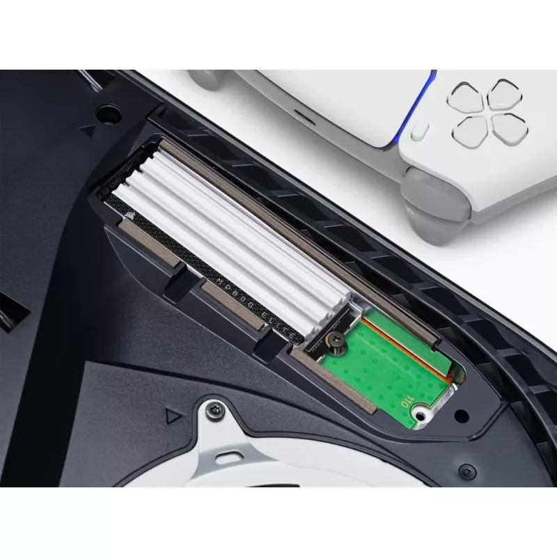 Corsair MP600 ELITE CSSD-F2000GBMP600ECS 2 TB vidinis M.2 2280 NVMe SSD, PCIe 4.0 x4, 3D TLC, PS5 konsolei