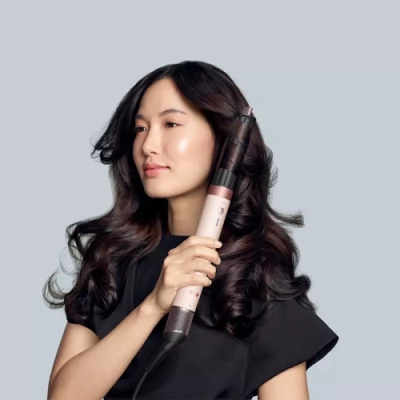 Dyson Airwrap Coanda2x Straight + Wavy Multistyler kreminė/rožinis auksas, 1700 W (pažeista pakuotė)