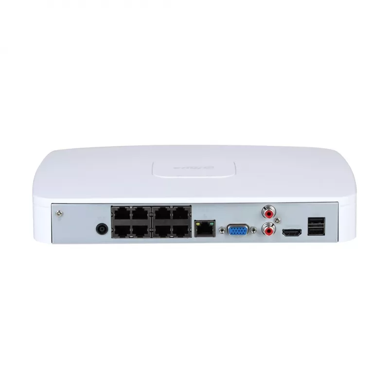 Dahua Technology WizSense NVR4108-8P-EI tinklinis vaizdo registratorius 1U baltas