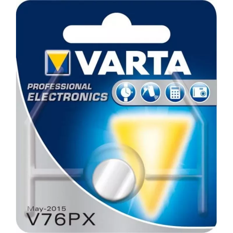 Baterija monetinė V76PX (SR44) 1,55V Varta