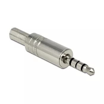 Laido jungtis DeLOCK 65546 3,5 mm sidabrinė