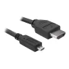DeLOCK HDMI laidas 3 m - Micro-HDMI (M) - HDMI (M) - 32 AWG (82663)