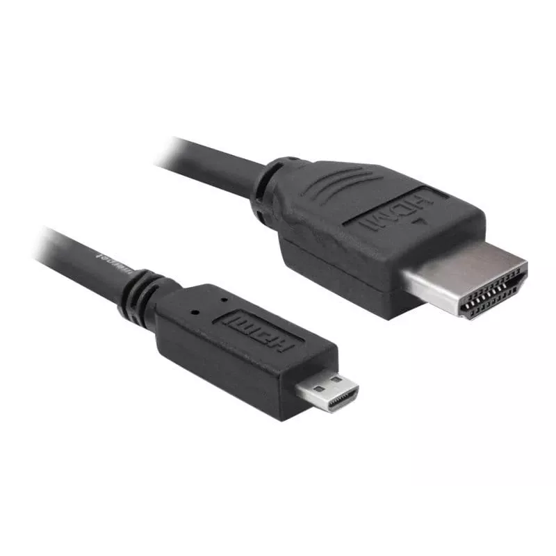 DeLOCK HDMI laidas 3 m - Micro-HDMI (M) - HDMI (M) - 32 AWG (82663)