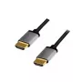 HDMI kabelis 4K/60Hz, ALU, juodas, 5m