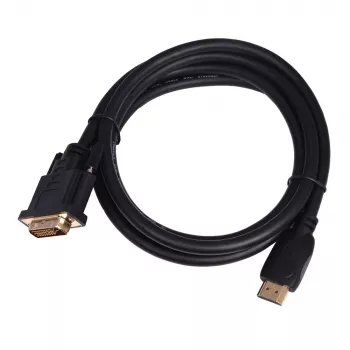 TB HDMI-DVI laidas 1,8 m, auksuotas pintas, DVI 24+1
