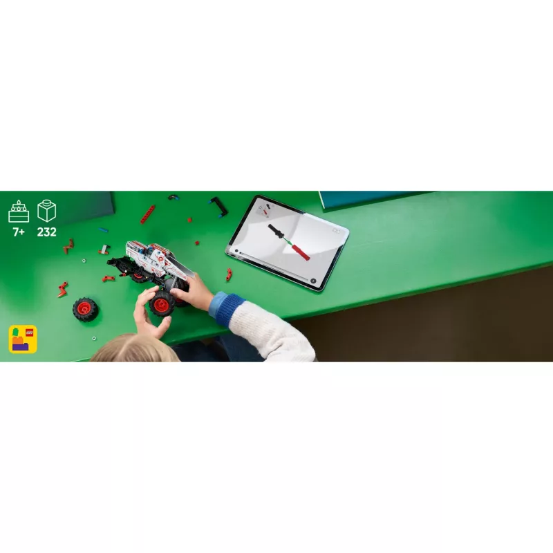LEGO TECHNIC 42200 Monster Jam™ ThunderROARus™ su atgalinio paleidimo mechanizmu