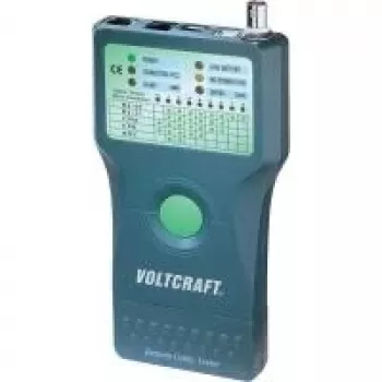 Voltcraft® CT-5 kabelių testeris, tinka RJ-45, BNC, RJ-11, IEE 1394, USB (CT-5)