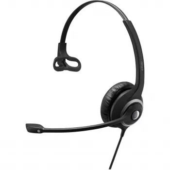 EPOS I SENNHEISER IMPACT SC 238 - 200 serijos ausinės, ant ausų, laidinės, Easy Disconnect, juodos/sidabrinės (1000657)