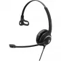 EPOS I SENNHEISER IMPACT SC 238 - 200 serijos ausinės, ant ausų, laidinės, Easy Disconnect, juodos/sidabrinės (1000657)