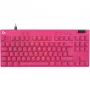 Logitech G PRO X TKL RAPID žaidimų klaviatūra USB QWERTY rožinė