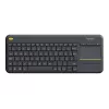Belaidė klaviatūra su jutikliniu kilimėliu Logitech K400 Plus