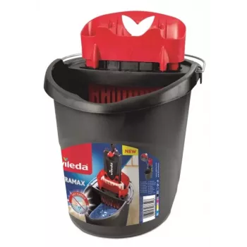 Vileda Ultramax Complete šluotos ir kibiro rinkinys, pilka