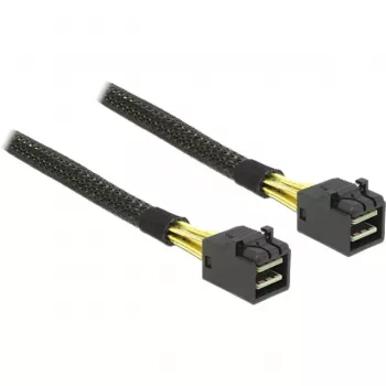 Delock vidinis SAS kabelis - SAS 6Gbit/s - 4x Mini SAS HD (SFF-8643) į 4x Mini SAS HD (SFF-8643) - 1,0 m - modeliams: 62703, 62704 (83387)