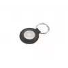 Apsauginis odinis dėklas Apple AirTag FIXED FIXWAT-C2-BB juodos spalvos