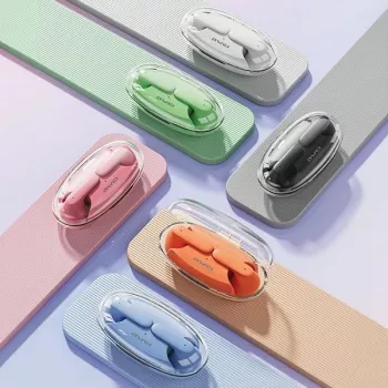 Ausinės Awei T85 Bluetooth 5.3 ENC TWS Mėlynos