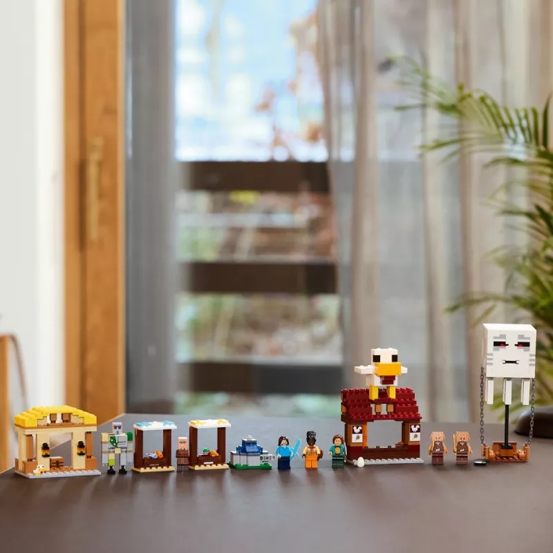 LEGO MINECRAFT 21273 Ghast Baliono Kaimo Ataka