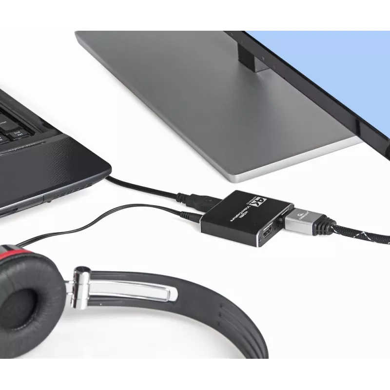 Gembird UHG-4K2-01 USB grafikos adapteris, juodas