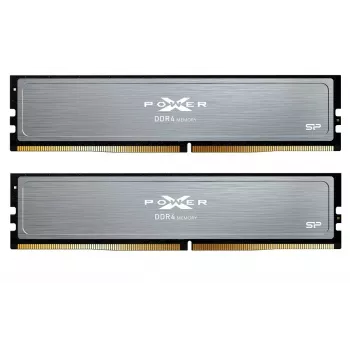 Silicon Power XPOWER Pulse SP032GXLZU320BDI DDR4 operatyviosios atminties rinkinys 32 GB (2x16 GB), 3200 MHz, CL16, DIMM, 1,35 V, XMP, pilkas