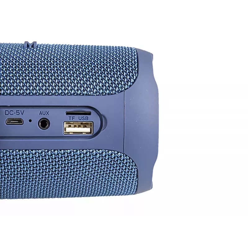 Nešiojamas garsiakalbis MANTA SPK130GO BT – Bluetooth 5.0, TWS, FM, 10W RMS, įkraunamas (juodas, 8×8×19 cm)