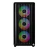 Montech X5M (B) juodas Micro Tower kompiuterio korpusas – Micro-ATX/Mini-ITX, 3x120mm priekyje, 1x120mm gale, palaiko ATX maitinimo šaltinį, 2x3,5 colio + 4x2,5 colio diskų vietos