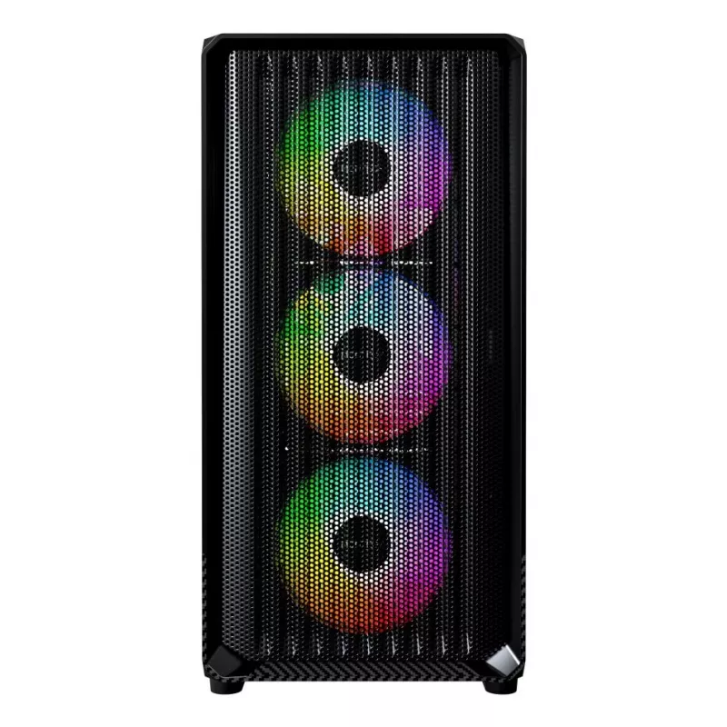 Montech X5M (B) juodas Micro Tower kompiuterio korpusas – Micro-ATX/Mini-ITX, 3x120mm priekyje, 1x120mm gale, palaiko ATX maitinimo šaltinį, 2x3,5 colio + 4x2,5 colio diskų vietos
