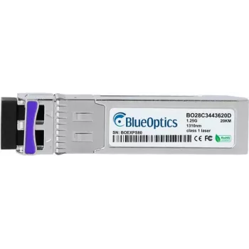 BlueOptics 1442040G1-BO tinklo siųstuvas-imtuvas – cSFP šviesolaidinis modulis, 1250 Mbit/s, sidabrinis