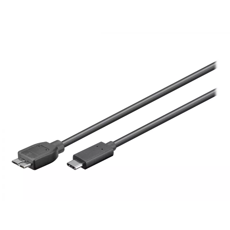 Wentronic goobay USB laidas - Micro-USB B (vyriškas) į USB-C (vyriškas) - USB 3.1 - 60 cm - apverčiamas C kištukas (67995)
