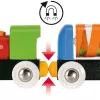 Traukinukas medinis su vaivorykštiniu tiltu Ravensburger BRIO įvairiaspalvis nuo 1,5 m