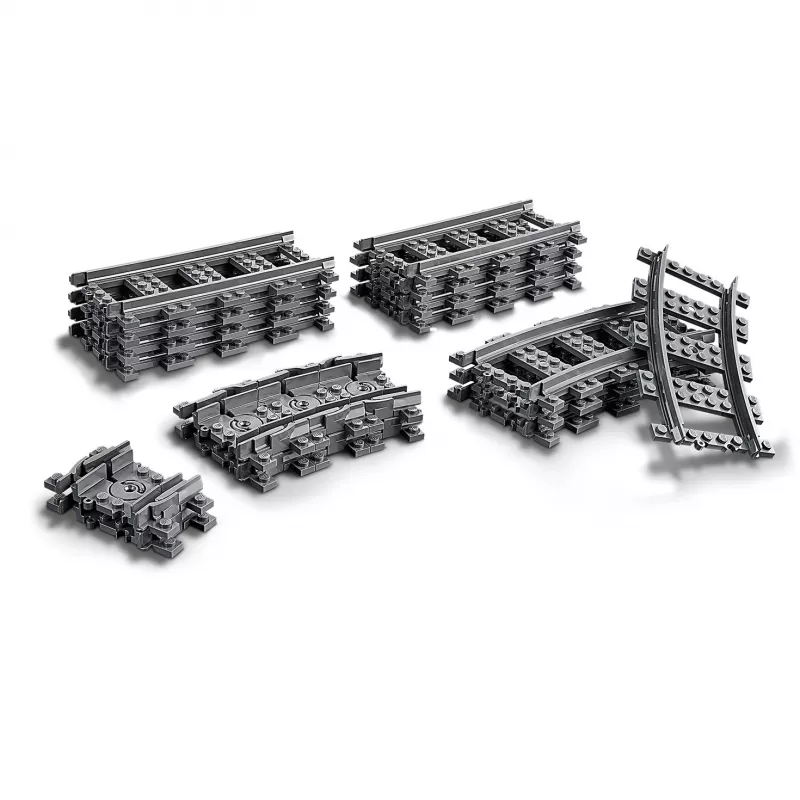 LEGO City Rails 60205 Keleivinis traukinys ir lankstūs bėgiai