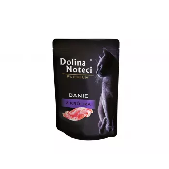 Šlapias kačių ėdalas Dolina Noteci Premium Rabbit 85 g pâtė