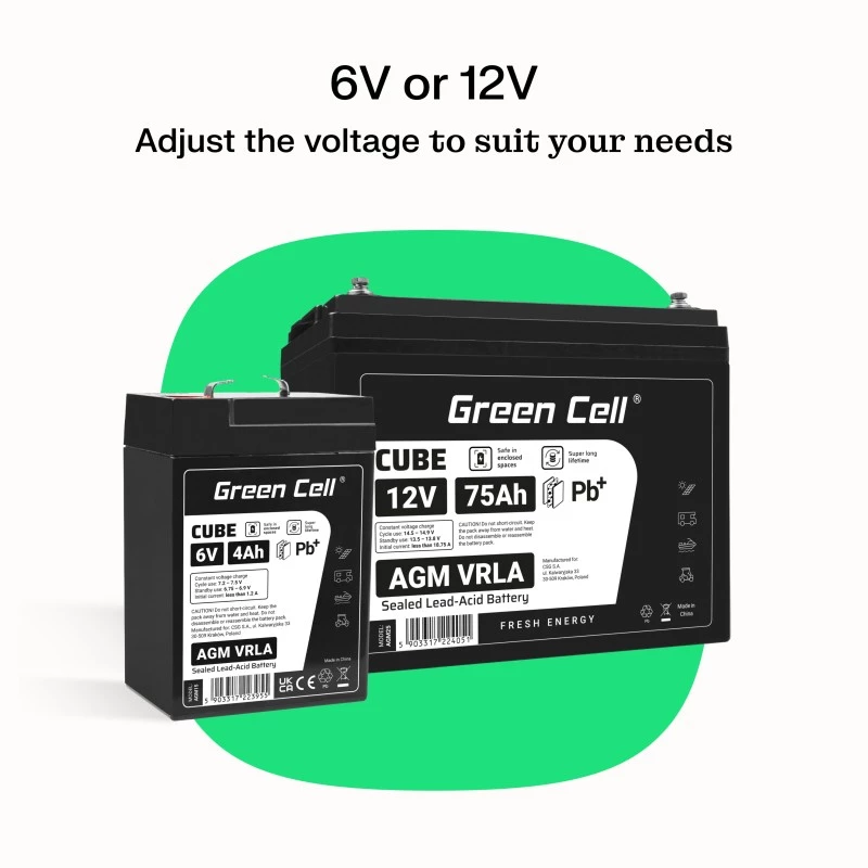 Baterija AGM VRLA 6V 4Ah IP54