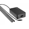 NATEC Grayling USB-C 45W maitinimo adapteris universalus juodas