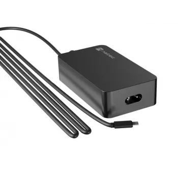 NATEC Grayling USB-C 45W maitinimo adapteris universalus juodas