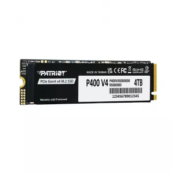 PATRIOT P400 V4 4 TB M.2 NVMe kietojo kūno diskas (4000 GB, M.2, Juoda)