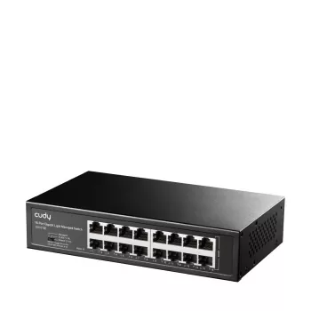 Valdiklis Cudy GS1016E 16 prievadų Gigabit Ethernet tvarkomas jungiklis, 16× 10/100/1000 Mbps