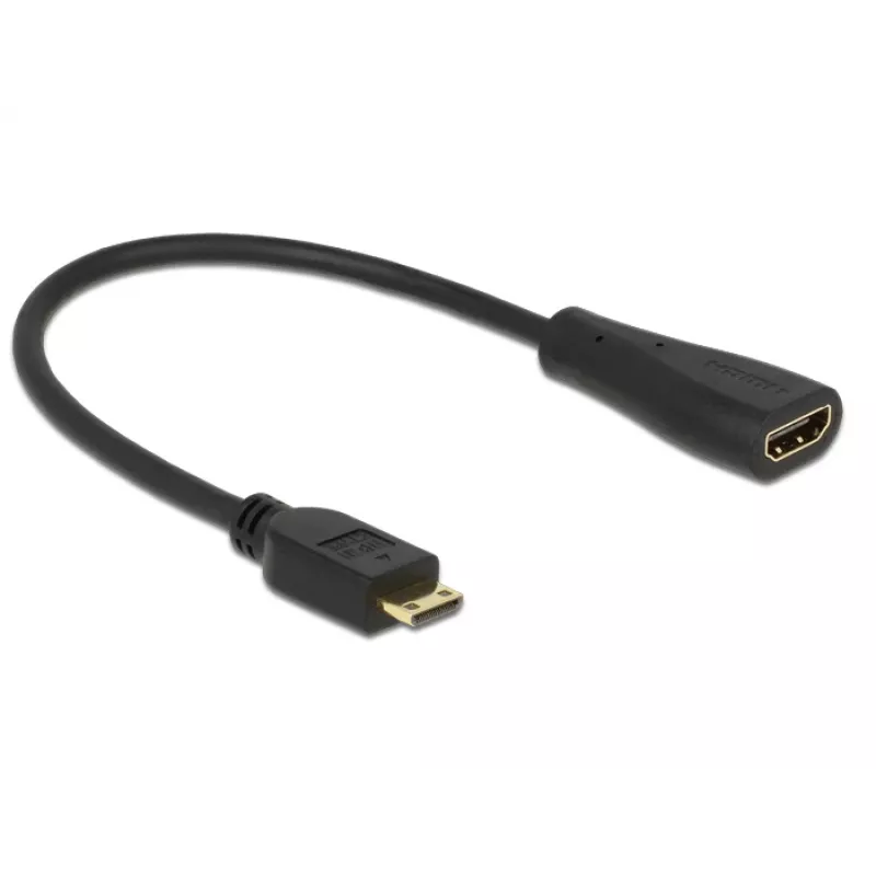 HDMI kabelis DeLOCK 0,23m mini-HDMI / HDMI