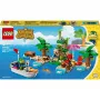 LEGO statybinis rinkinys 77048 Animal Crossing kelionė valtimi su Kapitono sala
