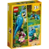 LEGO statybinis rinkinys Egzotiška papūga 31136 — Creator modelis, 253 detalės, 220×120×110 mm