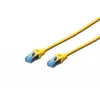 Tinklo laidas Digitus CAT 5e SF/UTP Patch Cord RJ45 5 m geltonas
