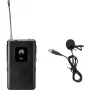 Lavalinis mikrofonas Omnitronic UHF-E serija 826,1 MHz su belaidžiu siųstuvu