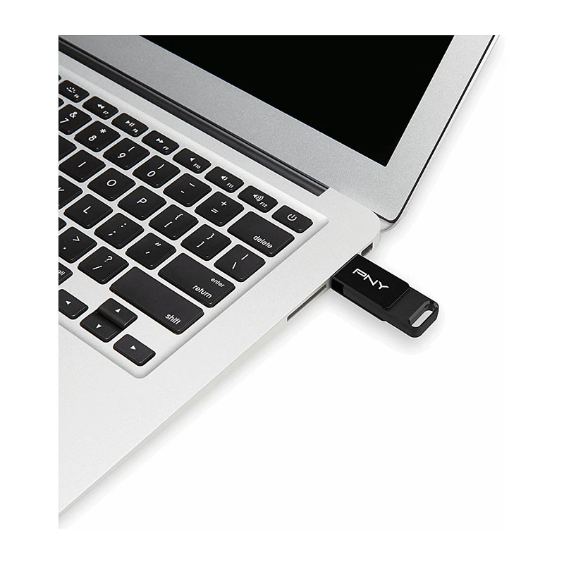 PNY Elite, 64 GB, USB Type-C, 3.2 Gen 1 (3.1 Gen 1), 120 MB/s, Juoda
