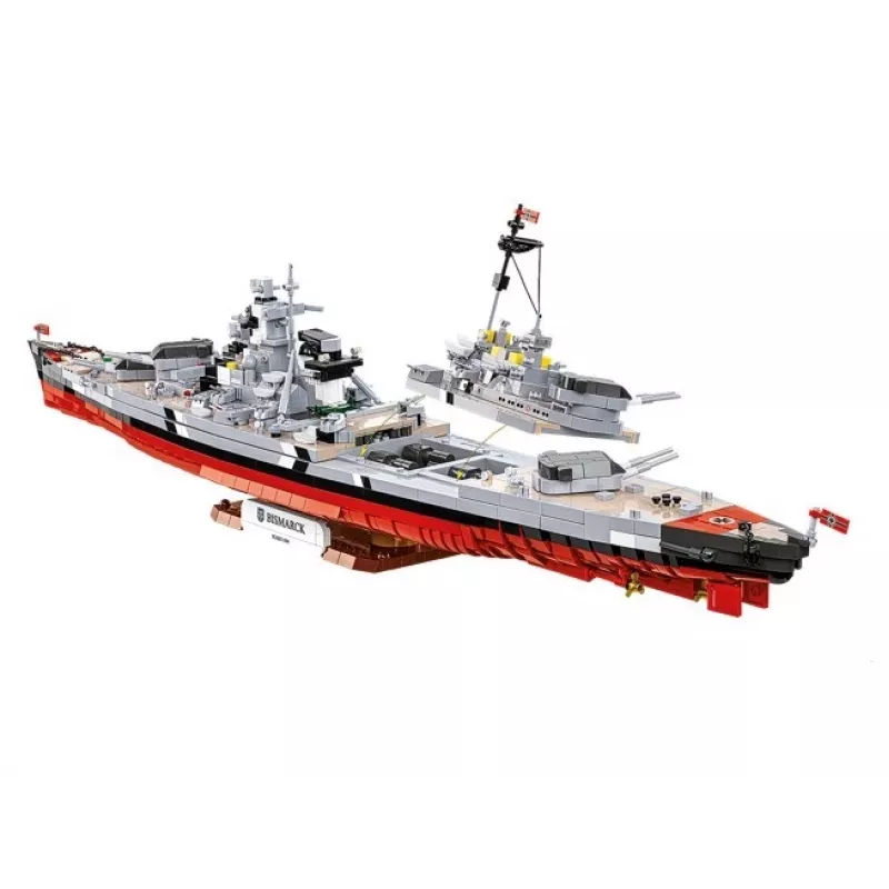 Konstruktorius Cobi Mūšio laivas Bismarck modelis su 3204 detalėmis - Cobi CO BI-4860