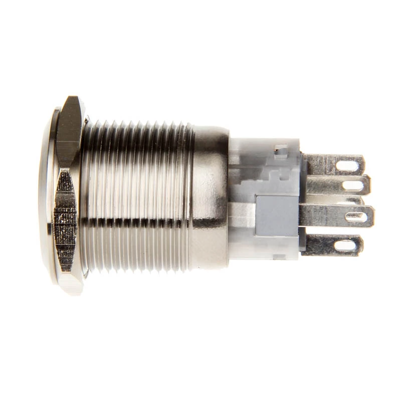 DimasTech PD023 sidabrinis kompiuterio korpuso mygtukas – atsarginė dalis