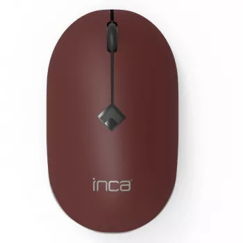 INCA Mouse IWM-231RB belaidė pelė, 1600 DPI, 4 mygtukai, ruda, 2,4 GHz