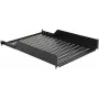 Rack lentyna LOGON RAS415BL juoda 50 kg talpa 19 colių