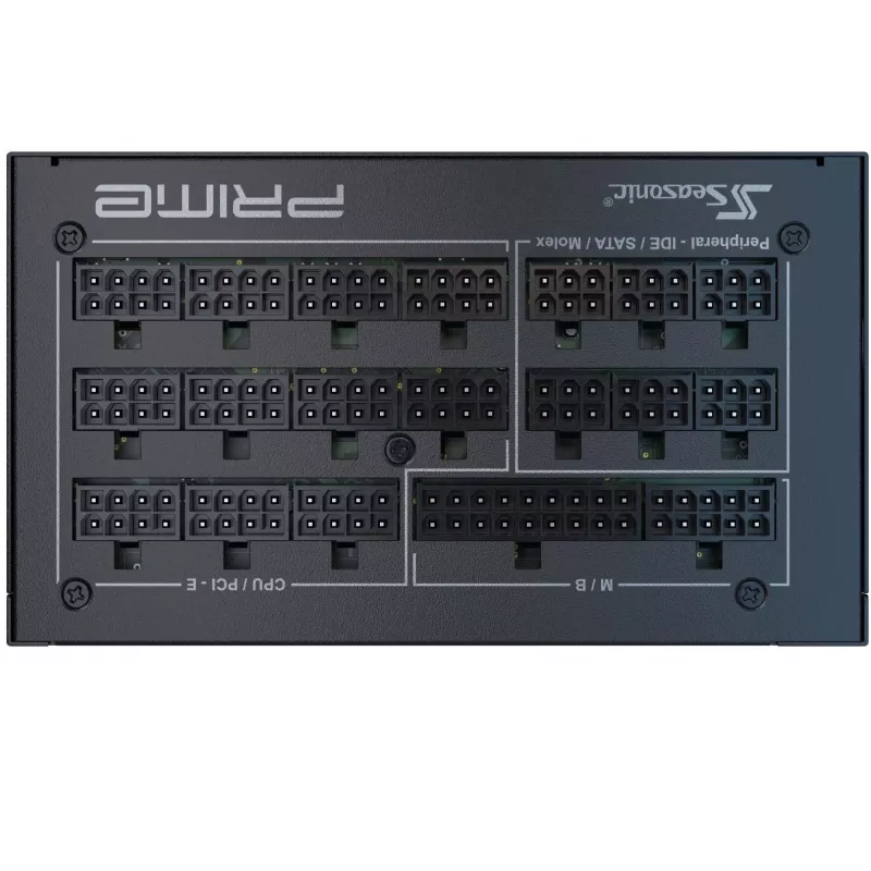 Seasonic Prime TX-1600, 80 PLUS Titanium maitinimo blokas, modulinis, ATX 3.0, PCIe 5.0 - 1600 W