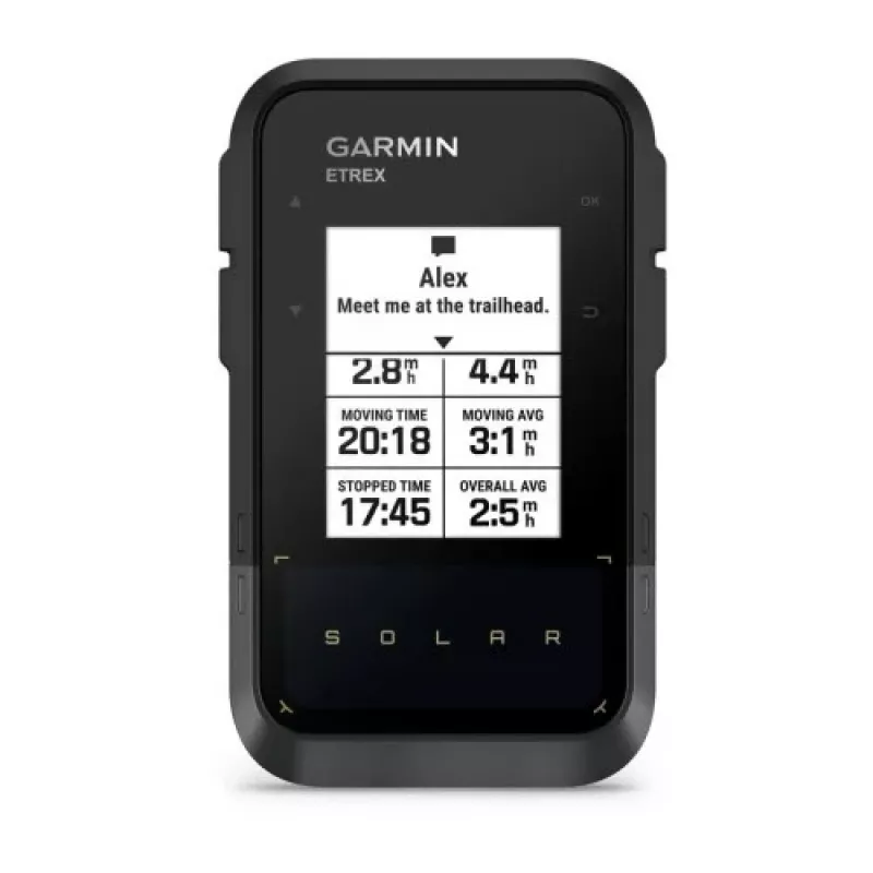 Garmin eTrex Solar – nešiojamas GPS navigatorius su saulės baterija