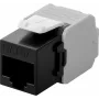 Wentronic Goobay CAT 6a KeyStone RJ45 lizdas, neekranuotas, 500 MHz, juodai baltas (90692)